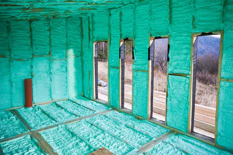 Residential spray foam insulation, Windsor, Essex County